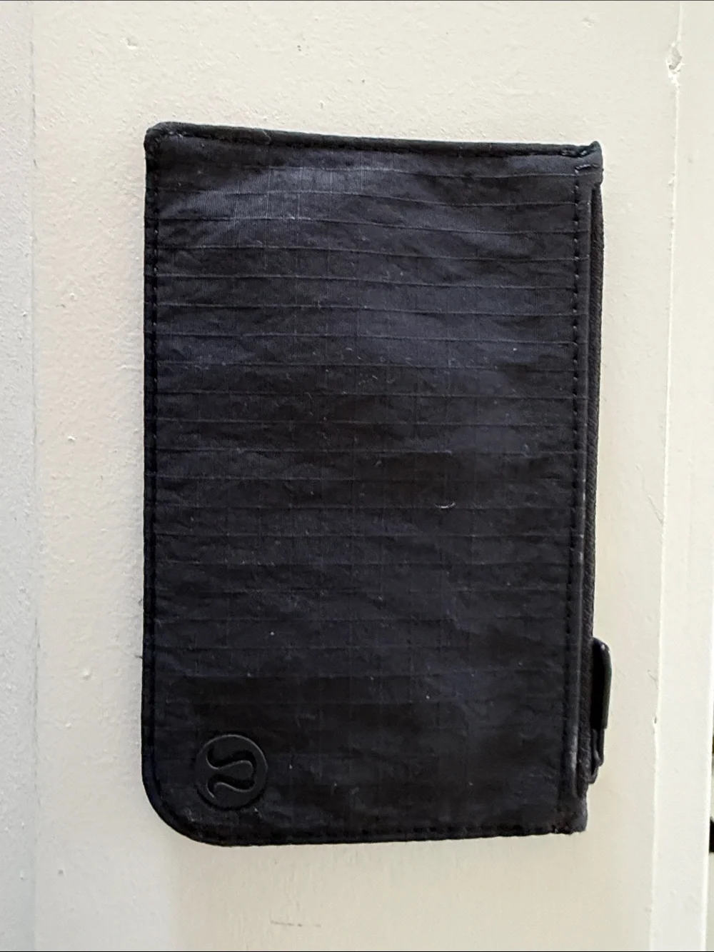 Black Lululemon Zip Card Wallet